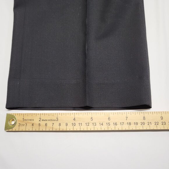 Corneliani Mens Dress Pants 38 X 30 Elite Slim Wool Extra Fine Black Italy Made - Picture 16 of 16